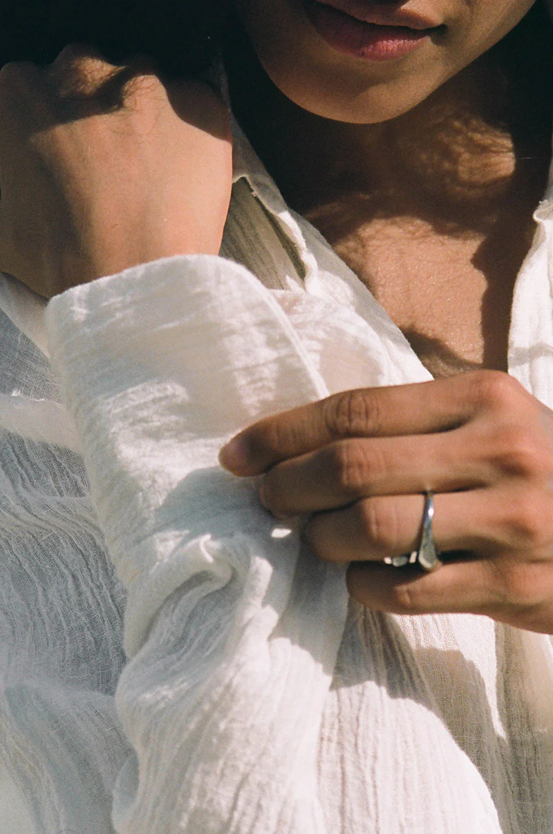 ANTHEA Blouse - ecru linen - Image 7