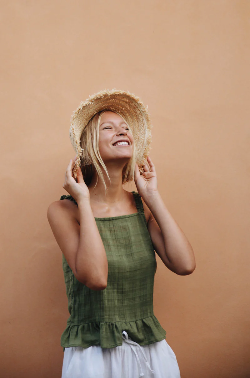 ETOSHA Top - khaki cotton - Image 3