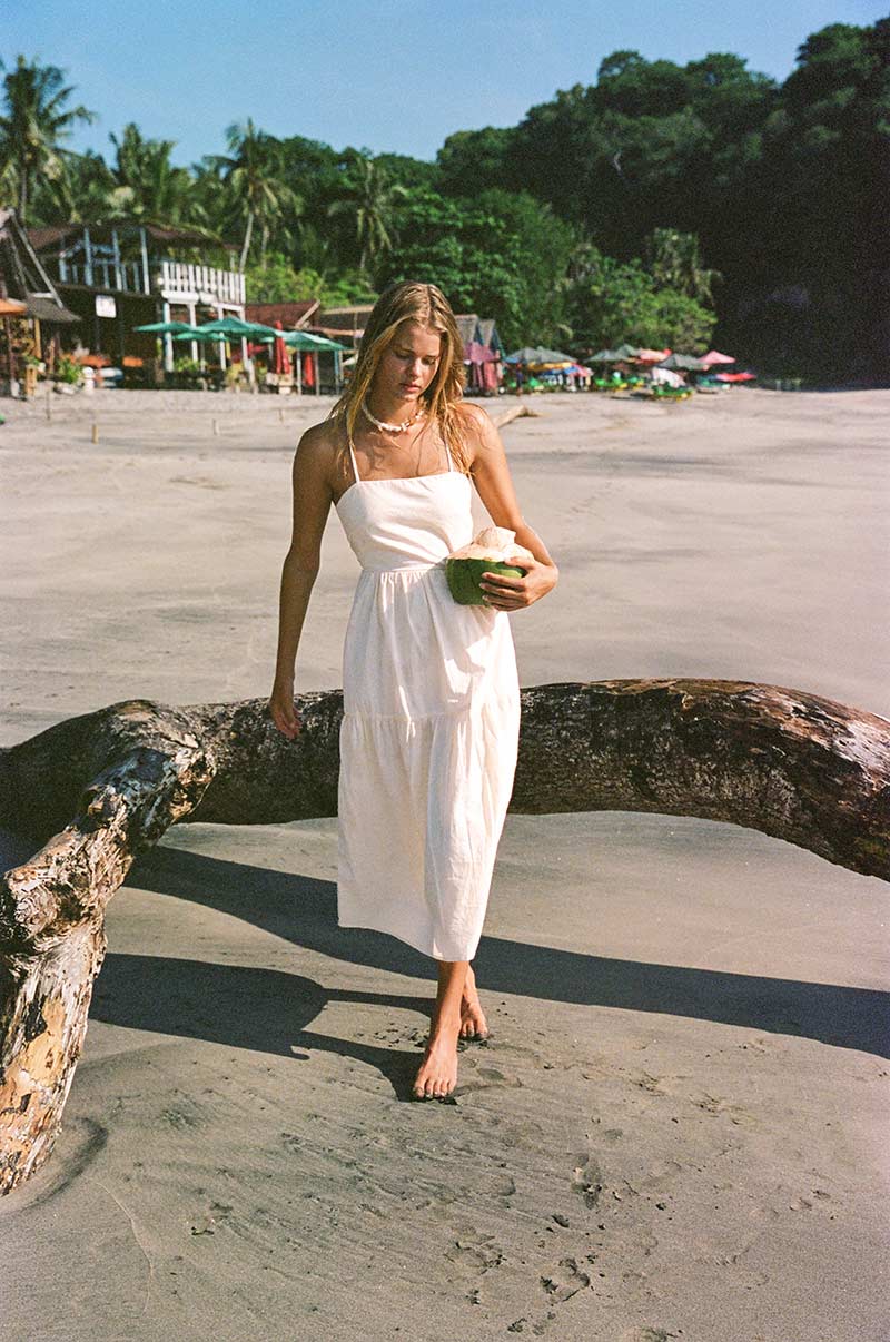JOIE Midi Dress - coconut linen cotton - Image 4