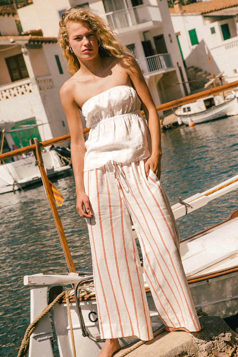 FIGUERA Top - soft white linen - Image 5