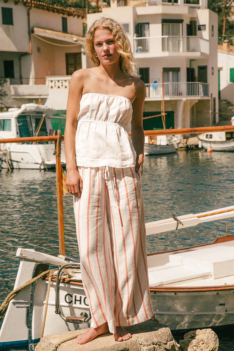 FIGUERA Top - soft white linen - Image 6