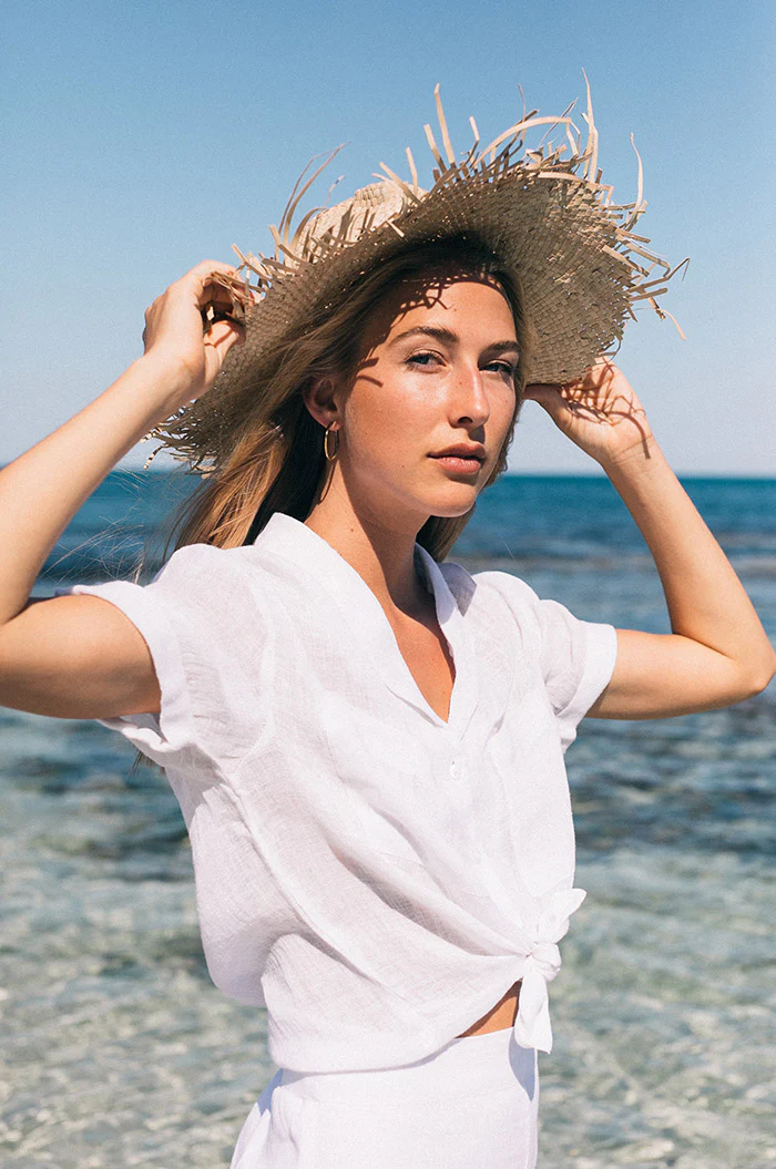 SAFARI Shirt - white linen - Image 5