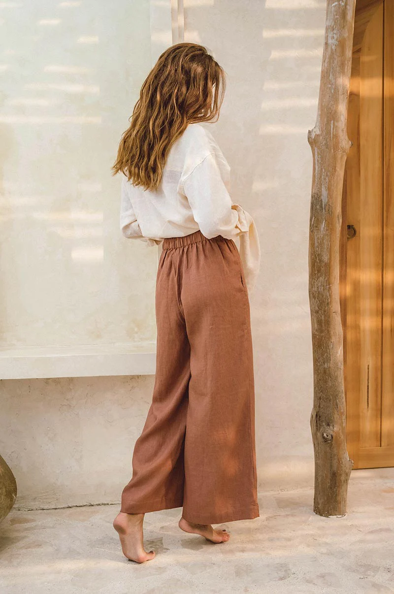 SUMMER Pants - clay linen - Image 3