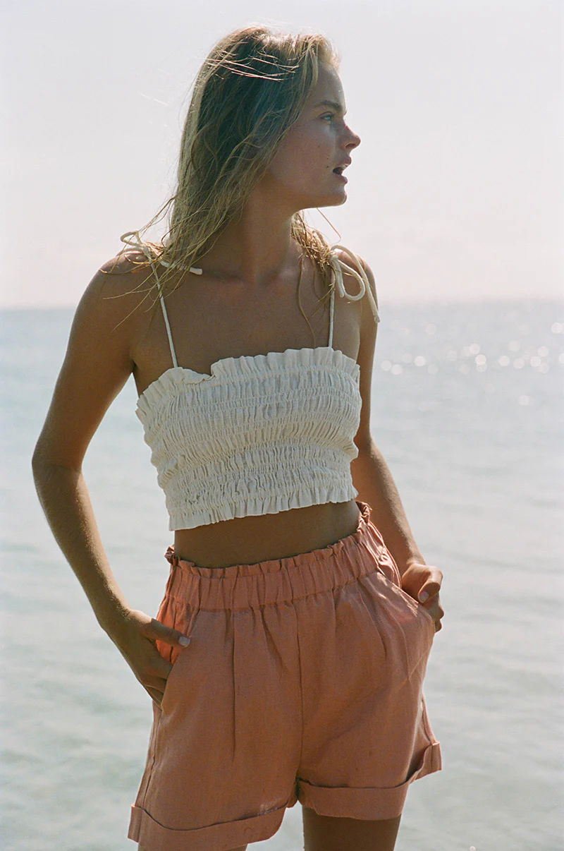 SUMMER Shorts - light clay linen - Image 3